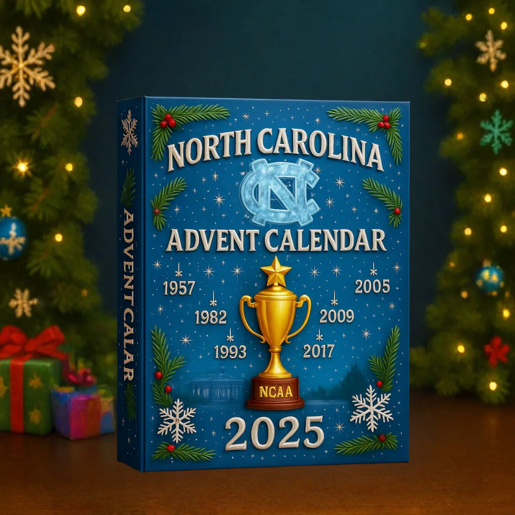 Buildercar - North Carolina Tar Heels Advent Calendar 2025 -2D Acrylic