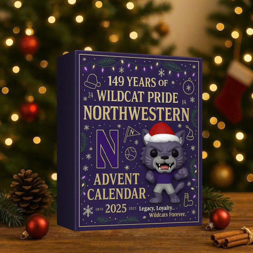 Buildercar - Northwestern Wildcats Advent Calendar -2D Acrylic