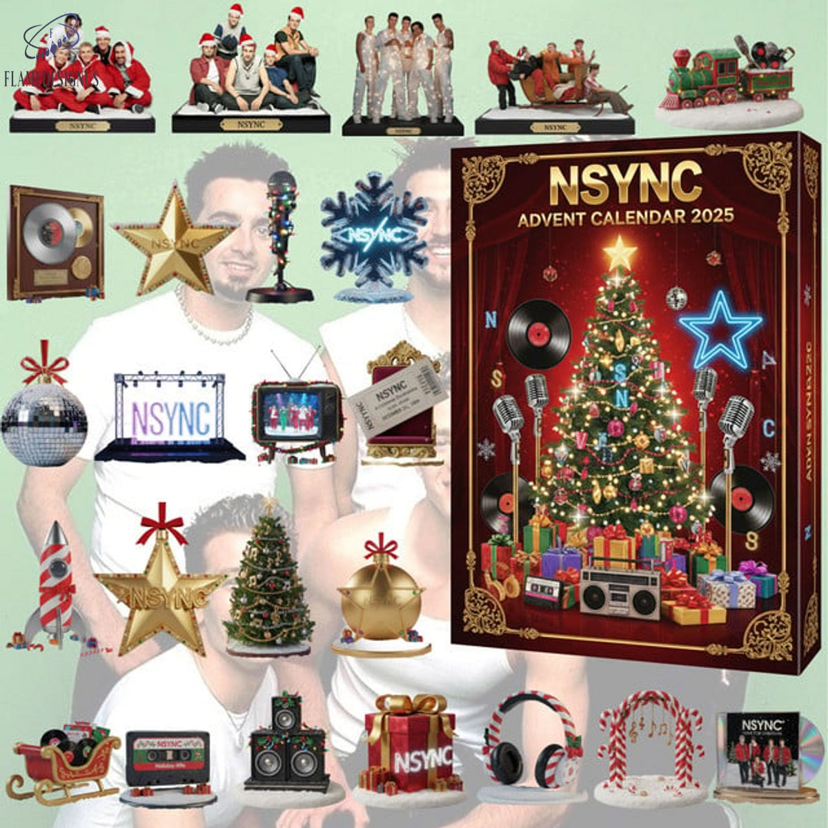 Buildercar - NSYNC Advent Calendar 2025 -2D Acrylic