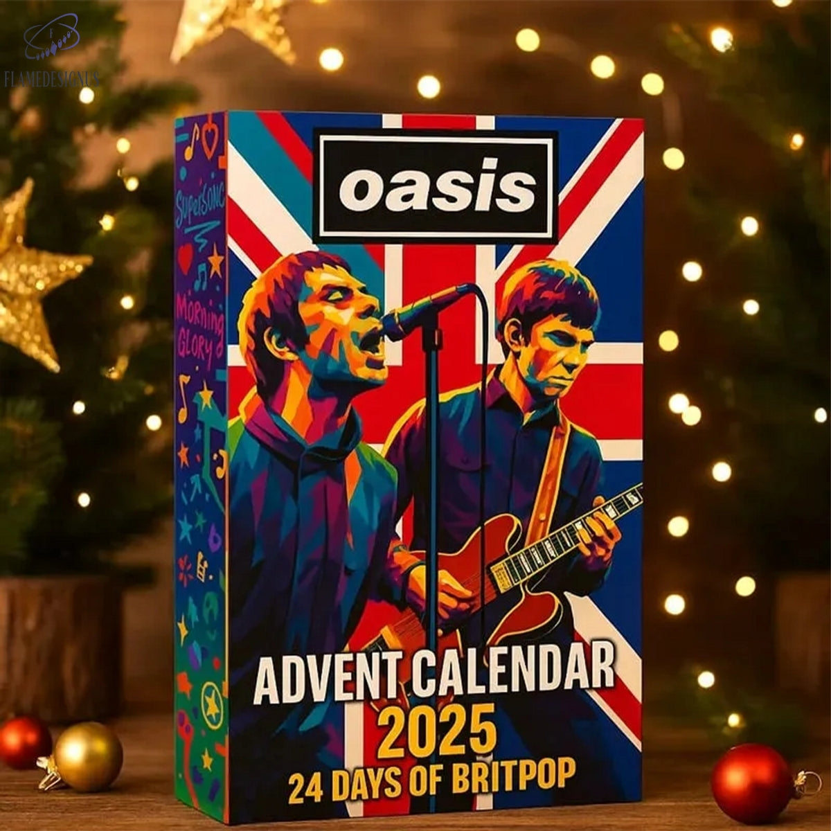 Buildercar - Oasis Britpop Advent Calendar 2025 -2D Acrylic