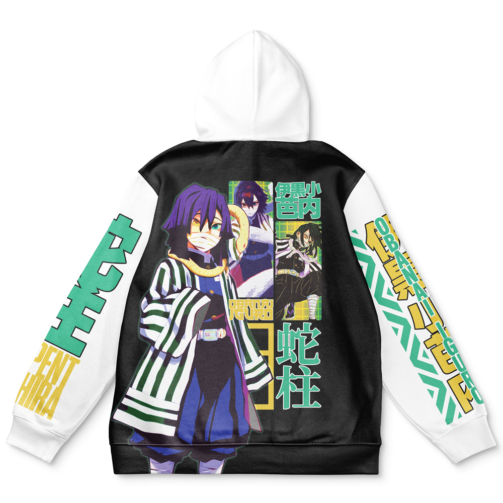 Buildercar - Obanai Iguro V2 Demon Slayer Streetwear Hoodie