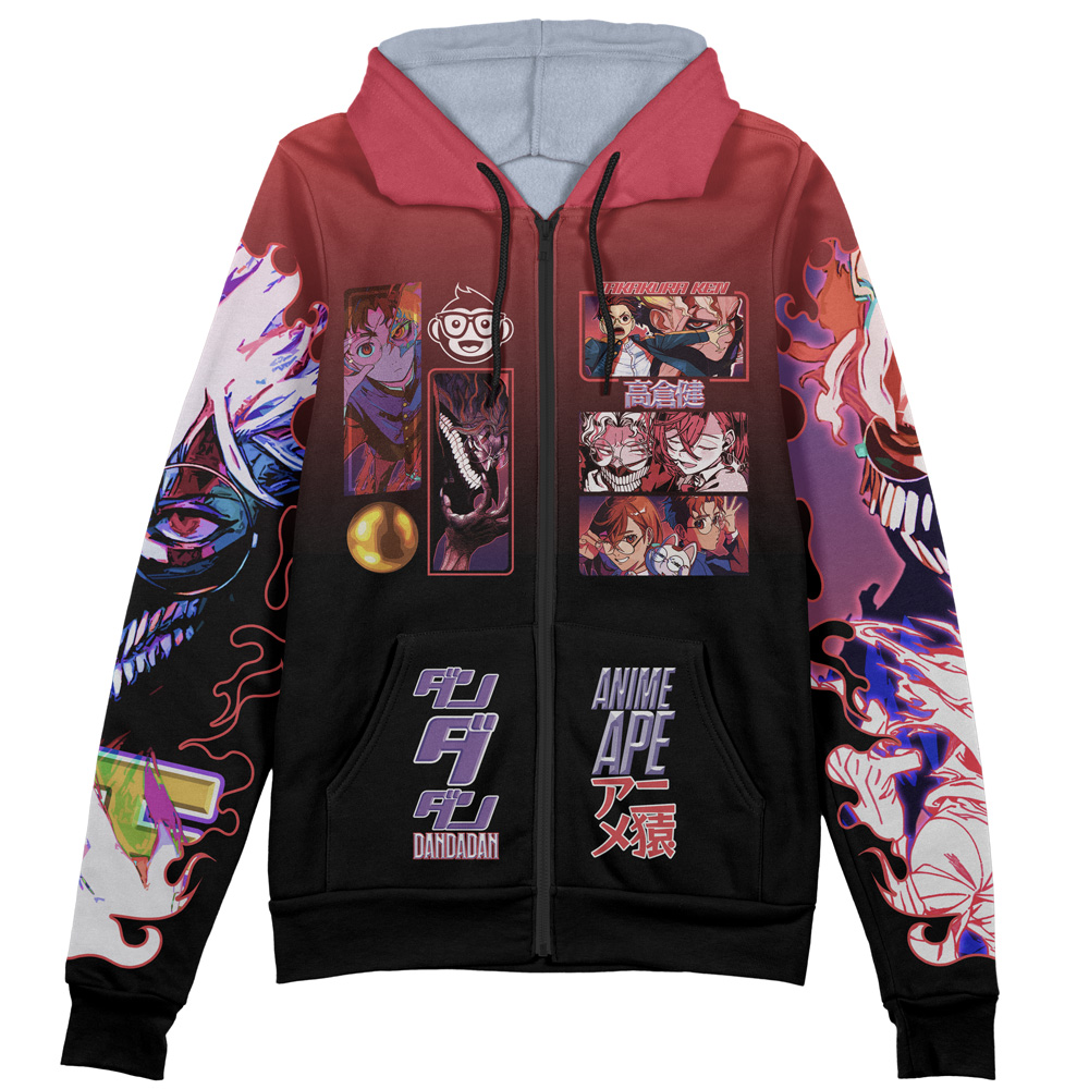 Buildercar - Okarun Dandadan Streetwear Zip Hoodie Jacket - Image 2