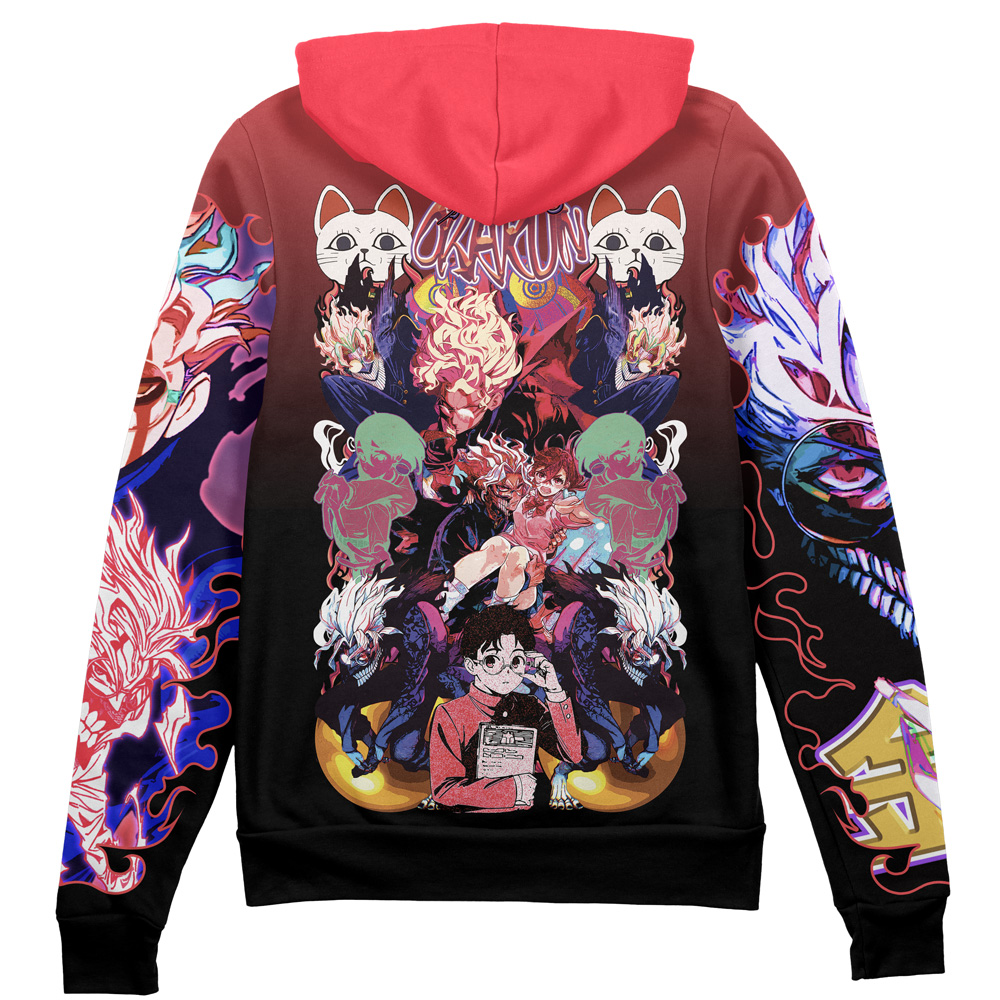 Buildercar - Okarun Dandadan Streetwear Zip Hoodie Jacket