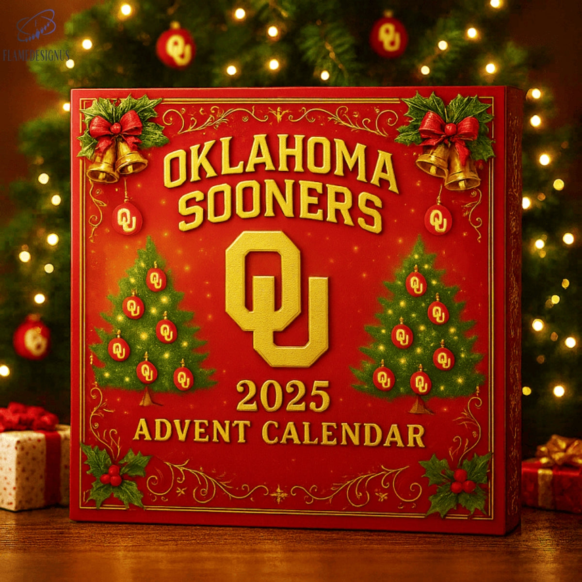 Buildercar - Oklahoma Sooners Advent Calendar 2025 -2D Acrylic