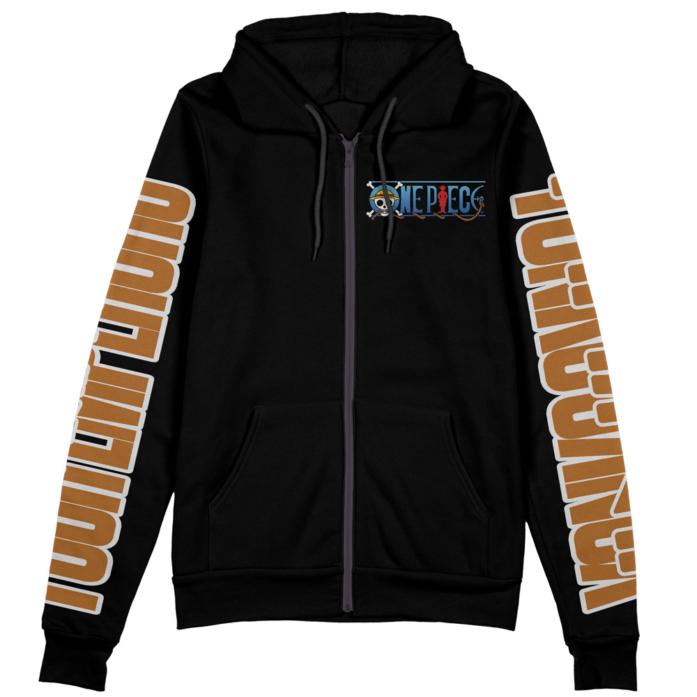 Buildercar - Old Generation Yonko One Piece Streetwear Zip Hoodie Jacket - Image 2