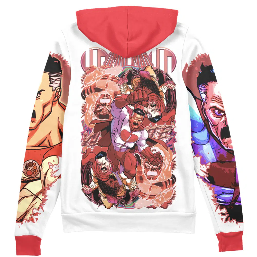 Buildercar - Omni-Man Invincible Streetwear Zip Hoodie Jacket