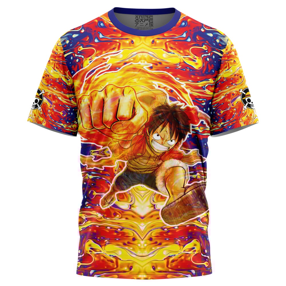 Buildercar - One Piece Trippy Luffy T-Shirt