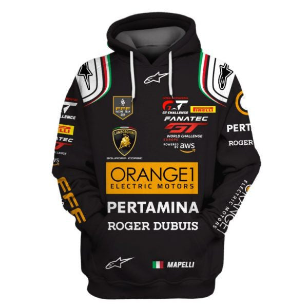 Buildercar - Orange1 Electric Motors Pertamina Roger Dubuis 2k595 Lover Gift ,orange1 Electric Motors Pertamina Roger Dubuis All Over Print 3d Hoodie 2861