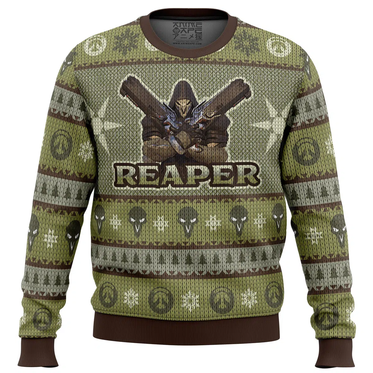 Buildercar - Overwatch The Reaper Ugly Christmas Sweater