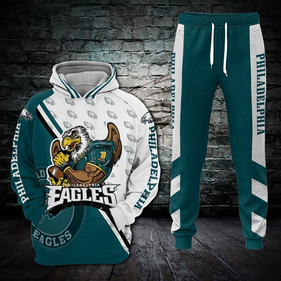 Buildercar - Philadelphia Eagles Hoodie & Jogger 009