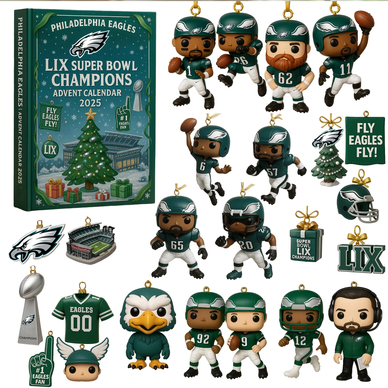 Buildercar - Philadelphia Eagles x NFL Anniversary Advent Calendar  