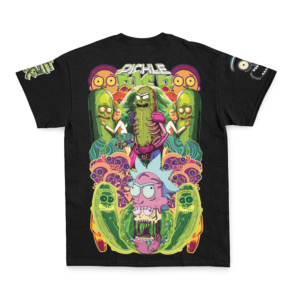 Buildercar - Pickle Rick Rick and Morty Streetwear T-Shirt