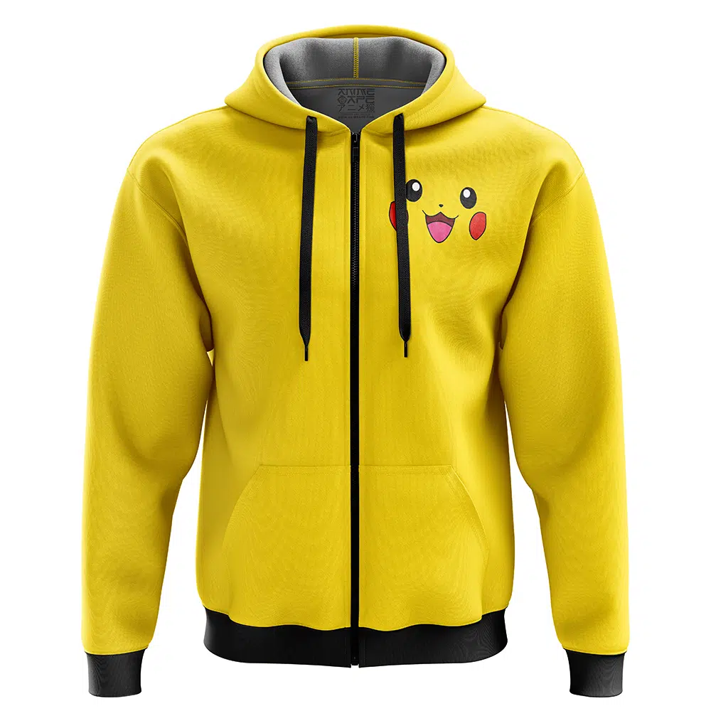 Buildercar - Pikachu Pokemon Zip Hoodie Jacket