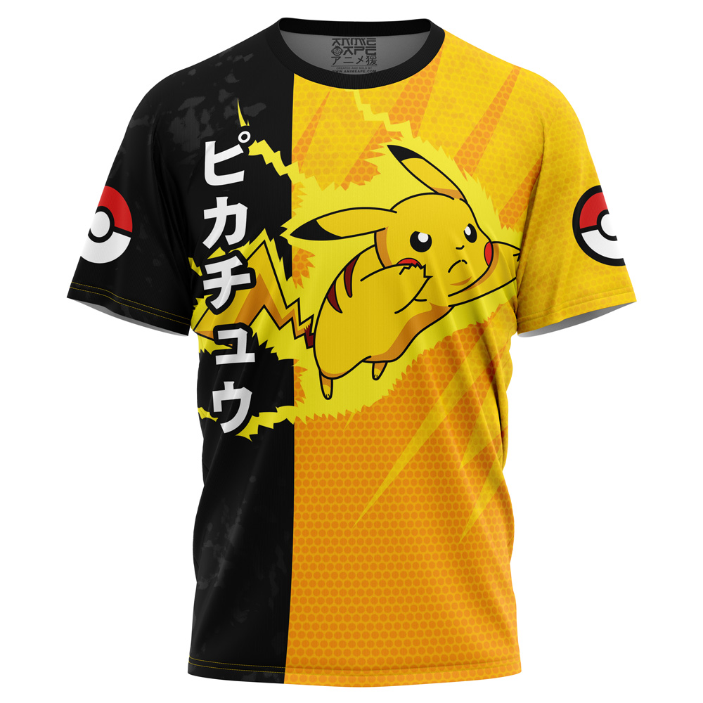 Buildercar - Pikachu Shock Pokemon T-Shirt