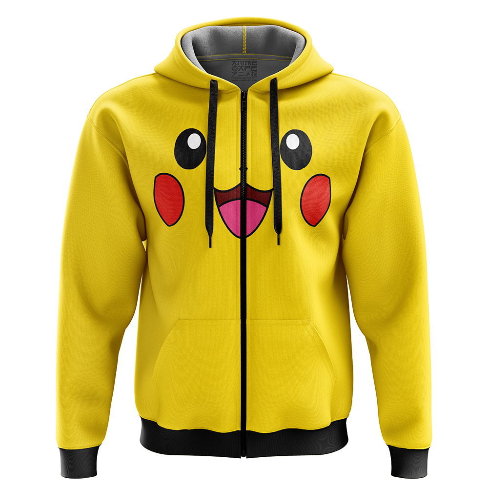 Buildercar - Pikachu V2 Pokemon Zip Hoodie Jacket
