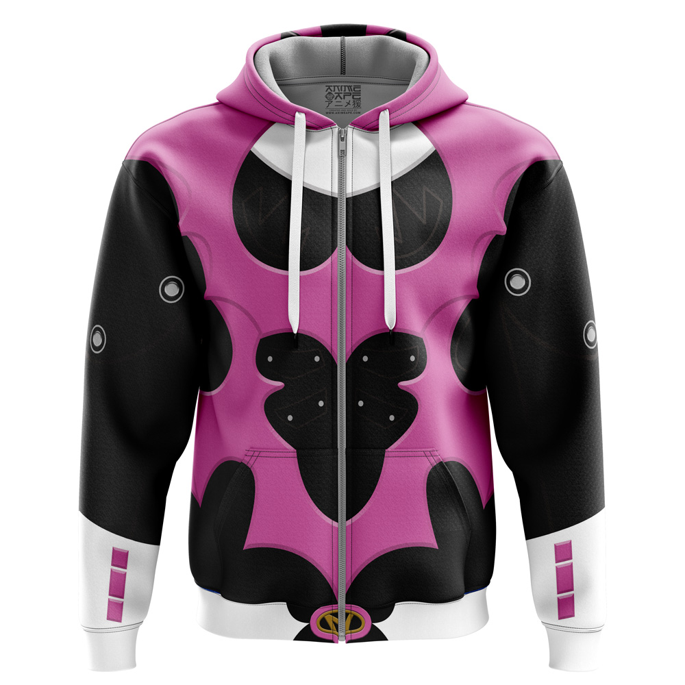 Buildercar - Pink Psycho Rangers Zip Hoodie Jacket