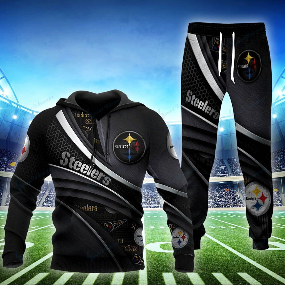 Buildercar - Pittsburgh Steelers Personalized Hoodie and Jogger Set SBG457