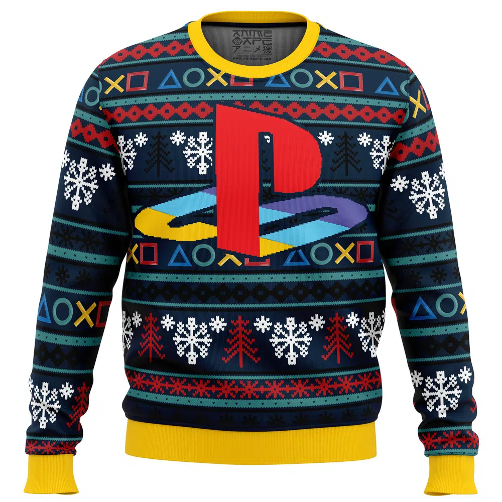 Buildercar - Playstation Ugly Christmas Sweater