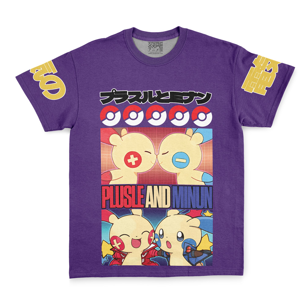 Buildercar - Plusle and Minun Pokemon Streetwear T-Shirt