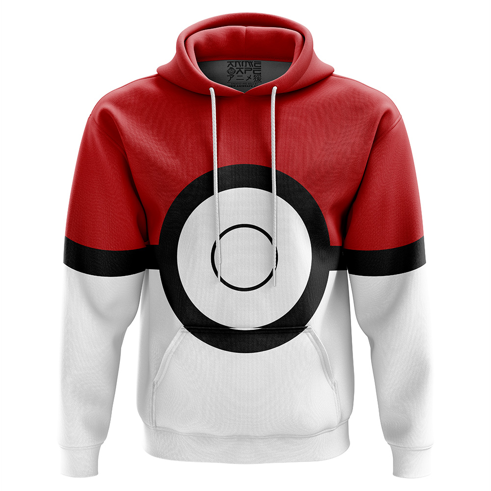 Buildercar - Pokeball Pokemon Hoodie