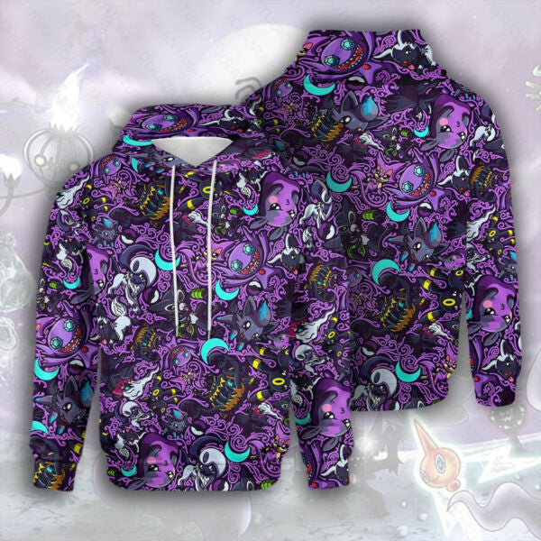 Buildercar - Pokemon Hoodie, Pokemon Gift For Fan, Pokemon Gift Ver5, Aop Hoodie 2733