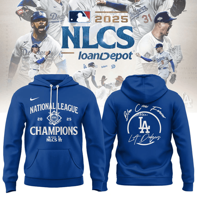 Buildercar - Premium MLB Los Angeles Dodgers Champions 2025 Hoodie V5 TTV