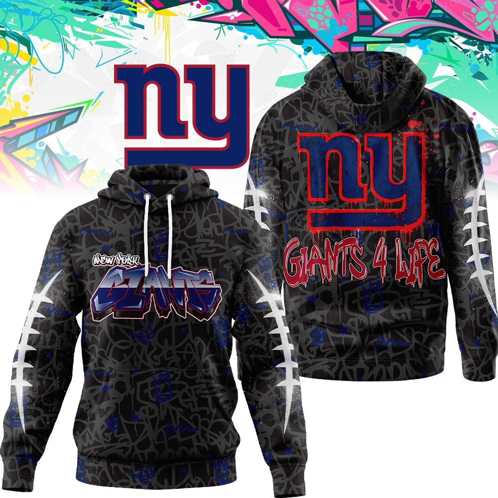 Buildercar - Premium NFL New York Giants Special Graffiti Hoodie V2 TTV