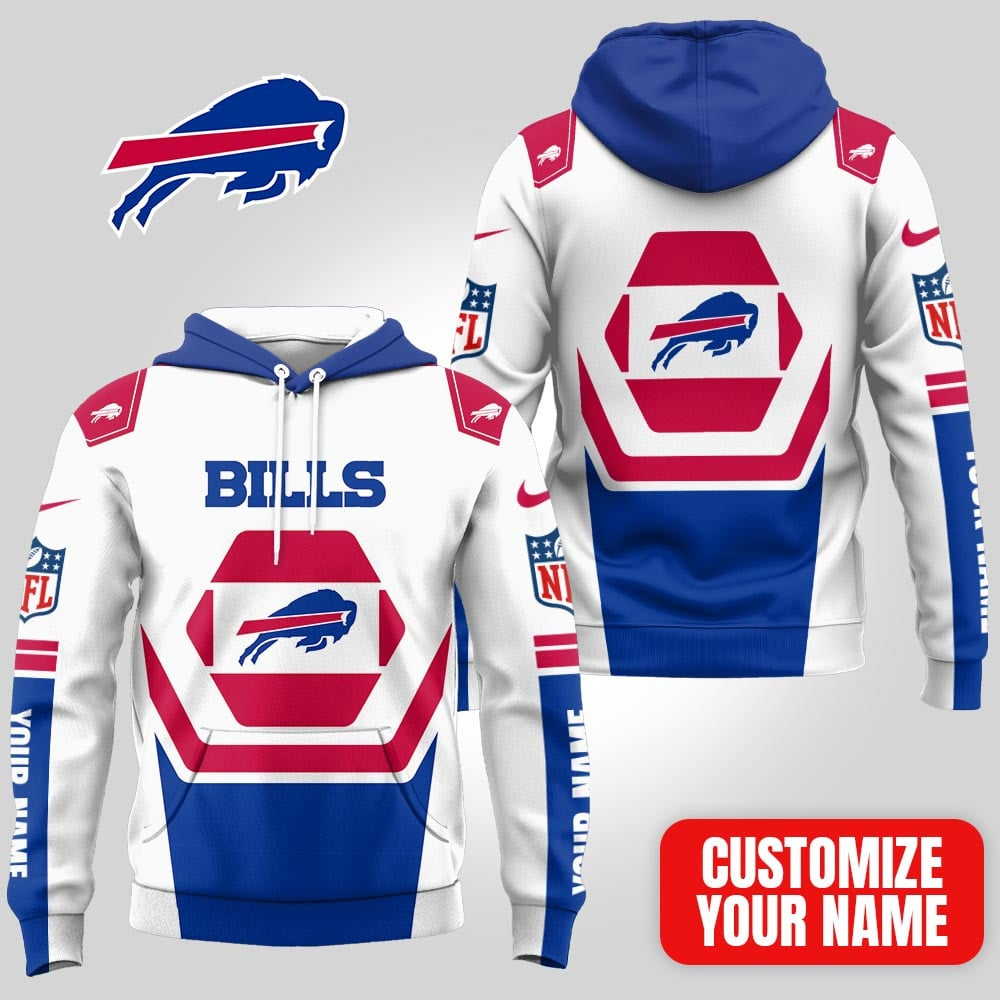 Buildercar - Premium NFL x Buffalo Bills Customizable Fan Hoodie