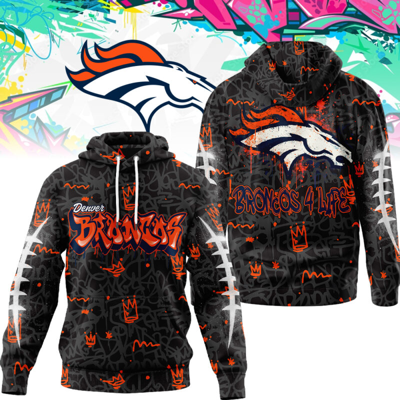 Buildercar - Premium NFL X COS Special Graffiti My Team 4 Life Hoodie NDT TDT