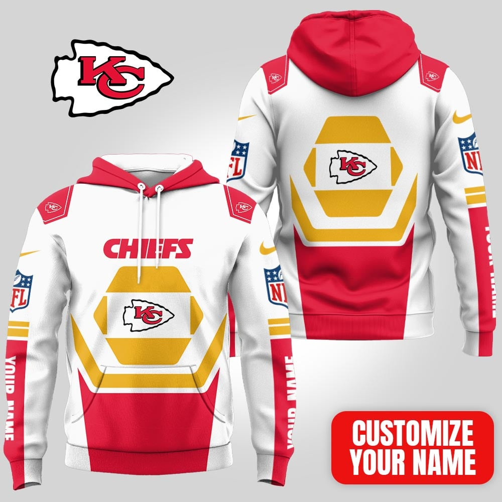 Buildercar - Premium NFL x Kansas City ChiefsC Customizable Fan Hoodie