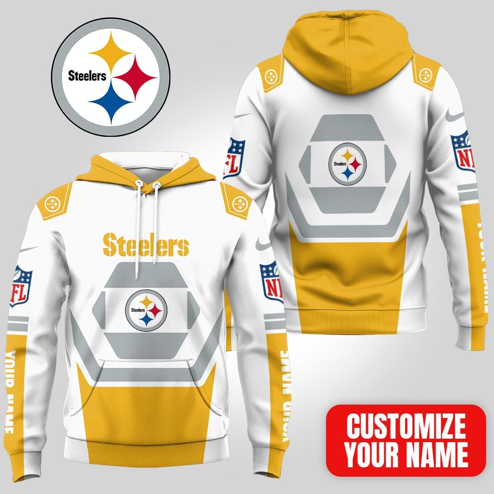 Buildercar - Premium NFL x Pittsburgh Steelers Customizable Fan Hoodie