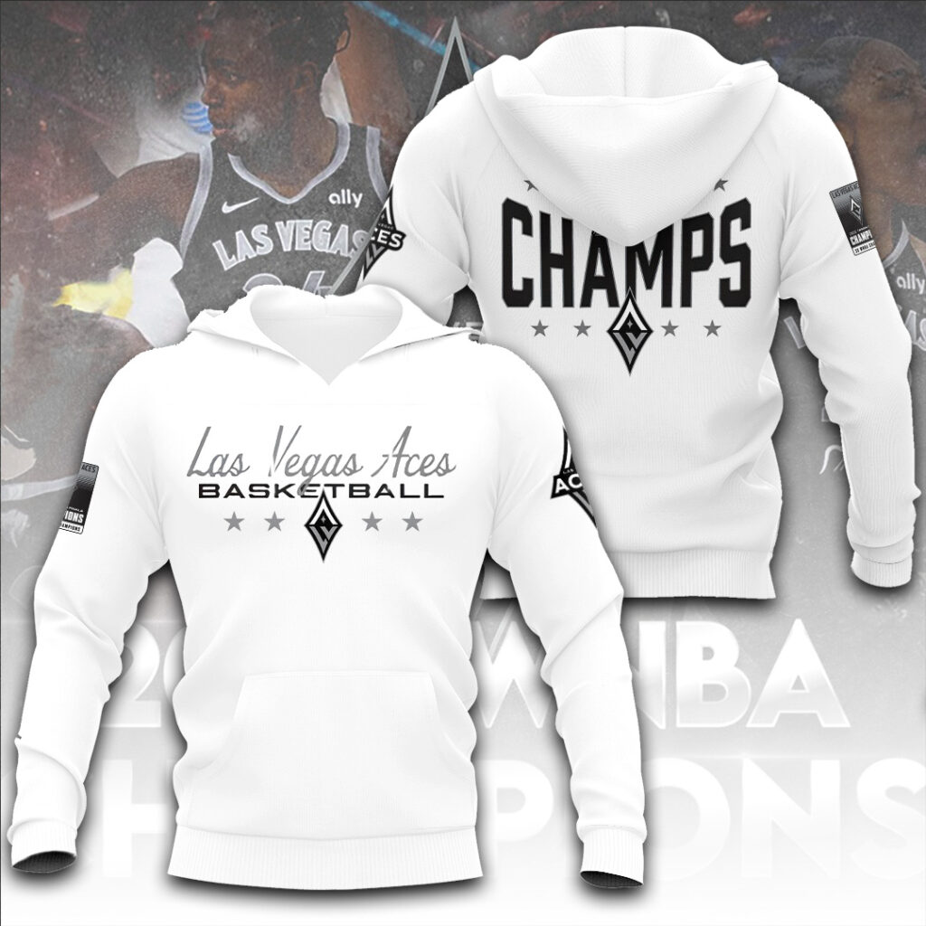 Buildercar - Premium WNBA Las Vegas Aces Champions 2025 Hoodie V11