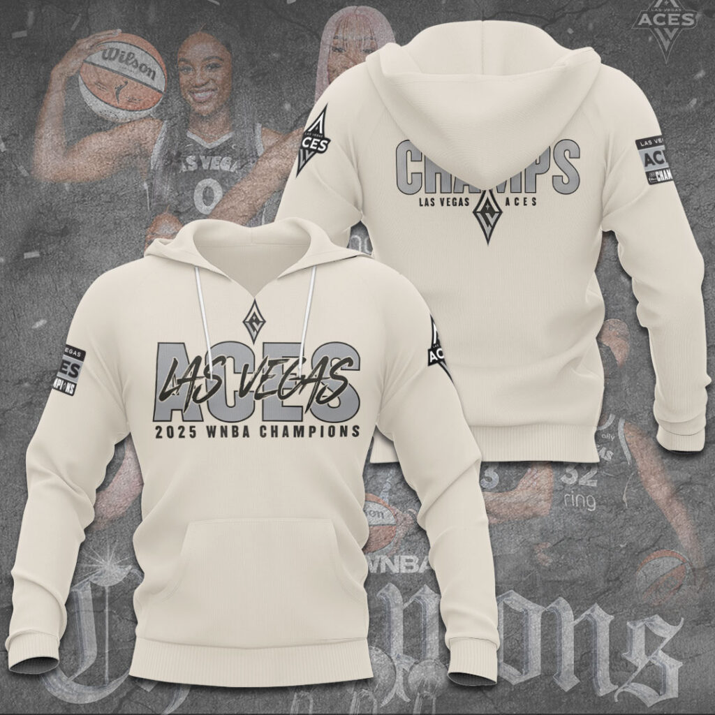 Buildercar - Premium WNBA Las Vegas Aces Champions 2025 Hoodie V13
