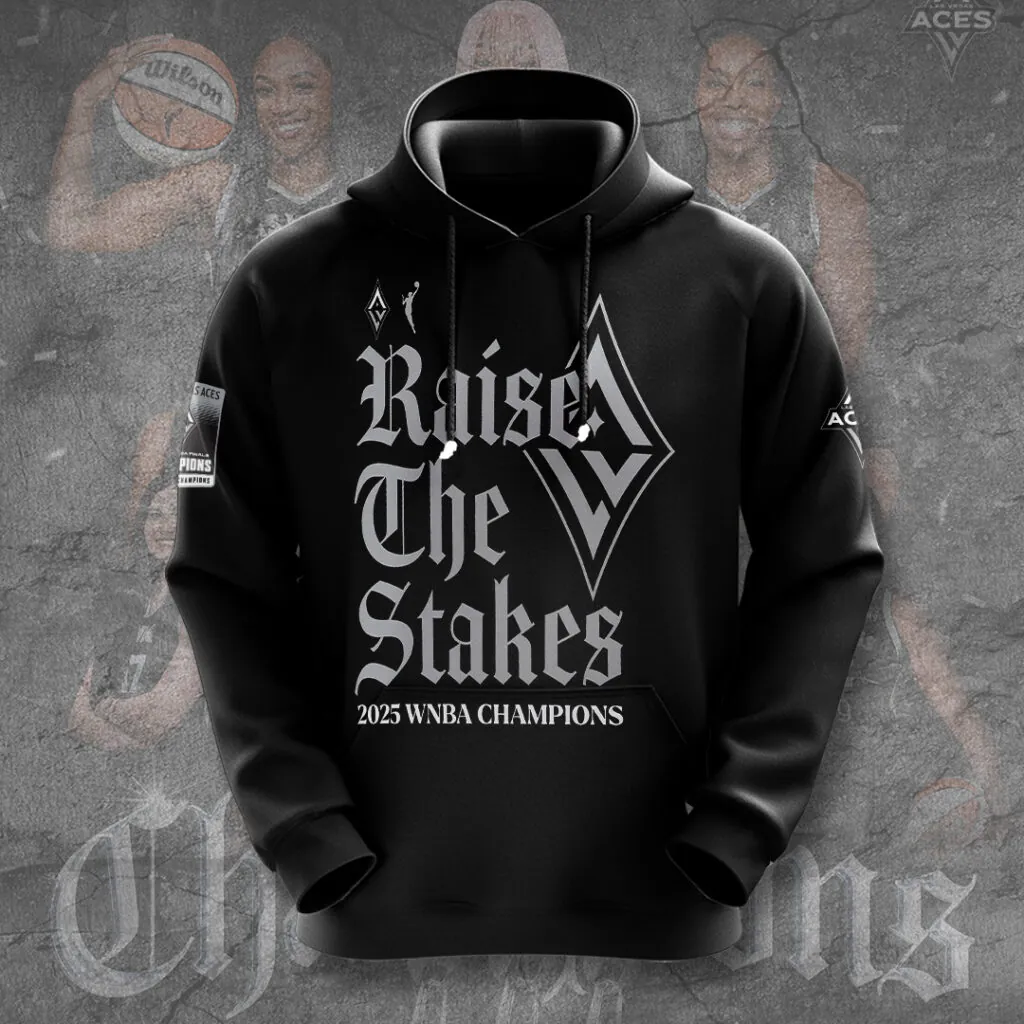 Buildercar - Premium WNBA Las Vegas Aces Champions 2025 Hoodie V6