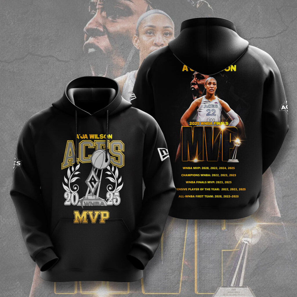 Buildercar - Premium WNBA Las Vegas Aces Champions 2025 Hoodie V9