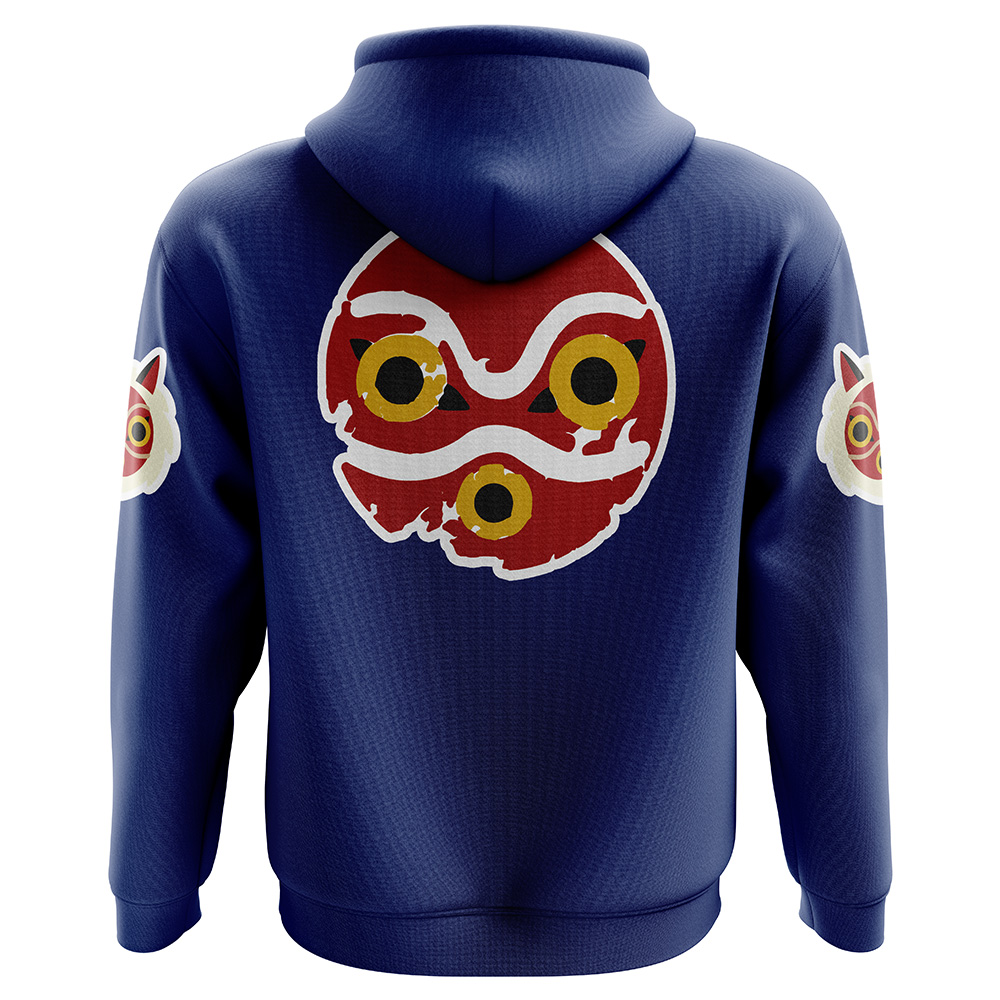 Buildercar - Princess Mononoke Studio Ghibli Hoodie - Image 2