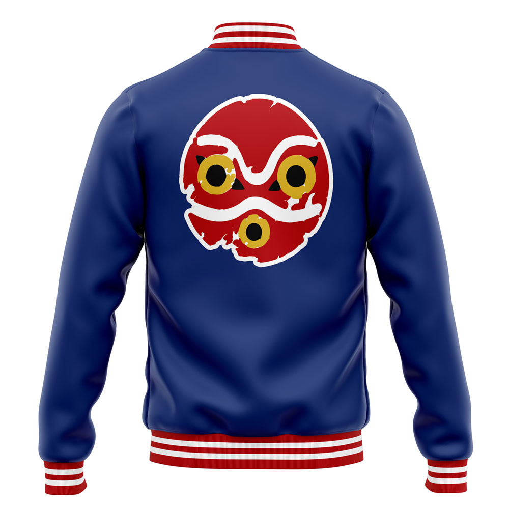 Buildercar - Princess Mononoke Studio Ghibli Varsity Jacket