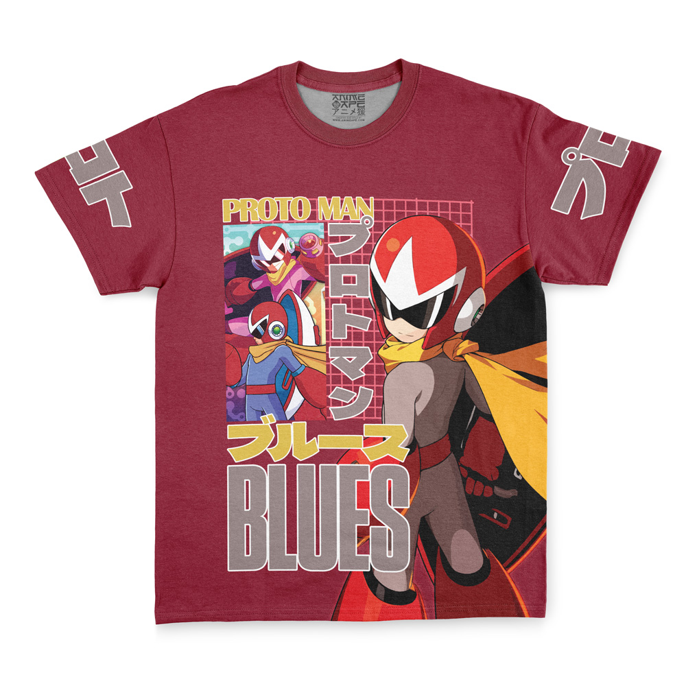 Buildercar - Proto Man Mega Man Streetwear T-Shirt