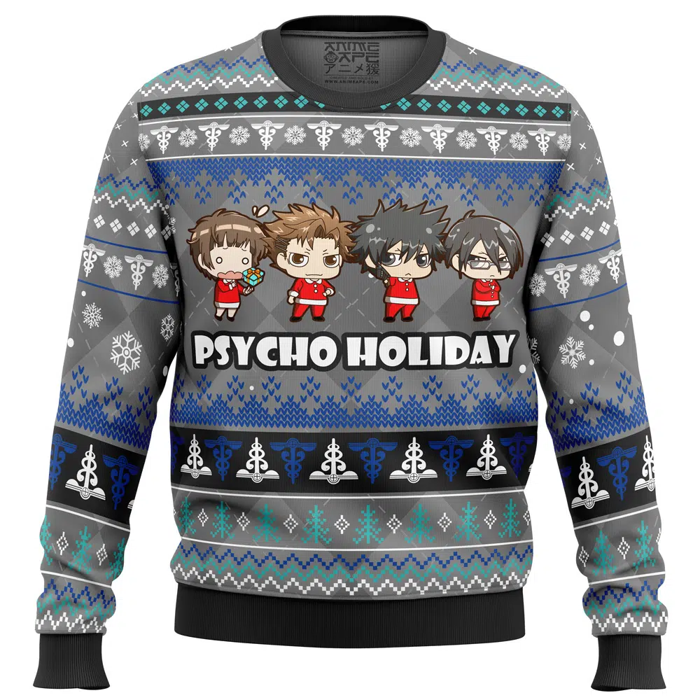 Buildercar - Psycho Holiday Psycho Pass Ugly Christmas Sweater