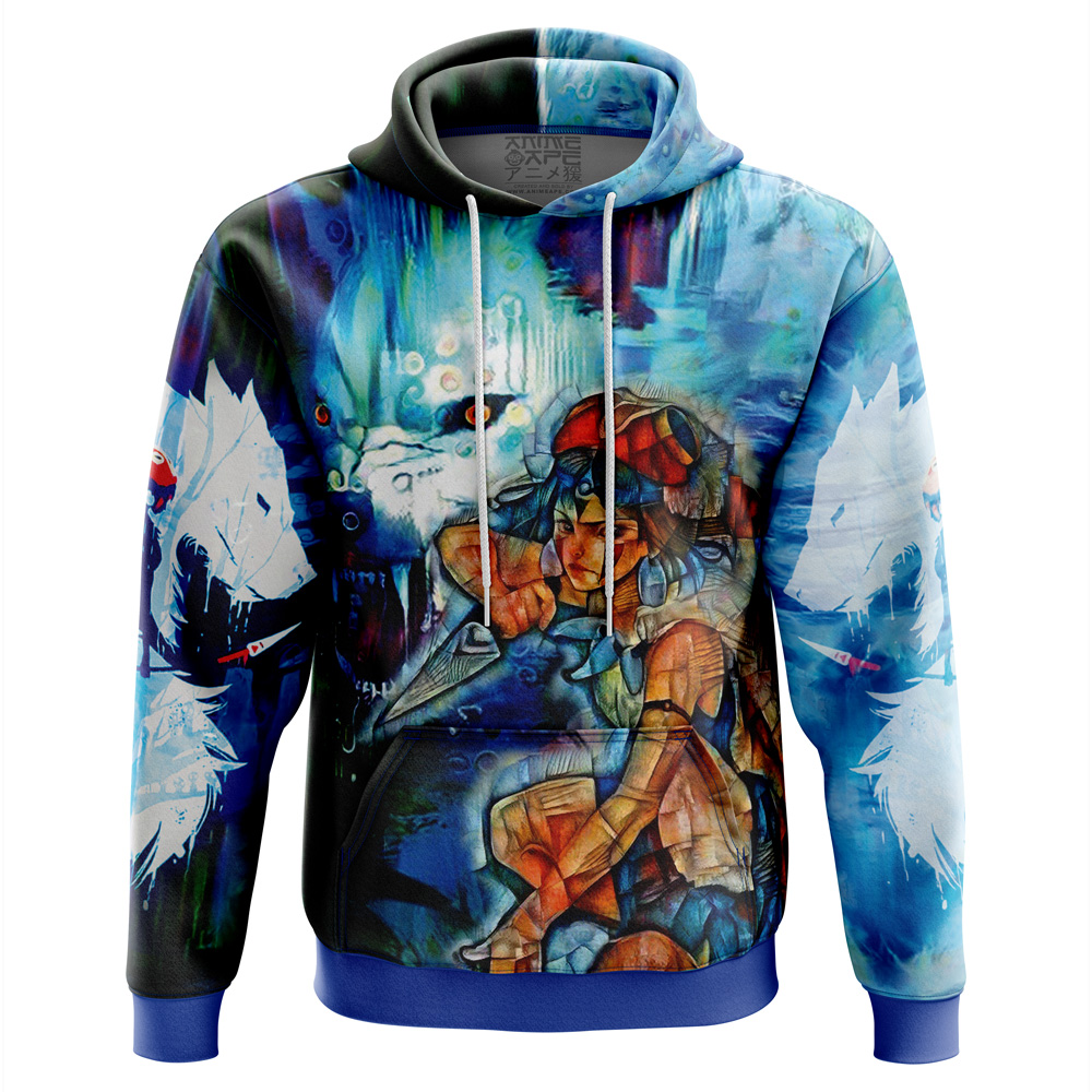 Buildercar - Raging Princess Mononoke Studio Ghibli Hoodie