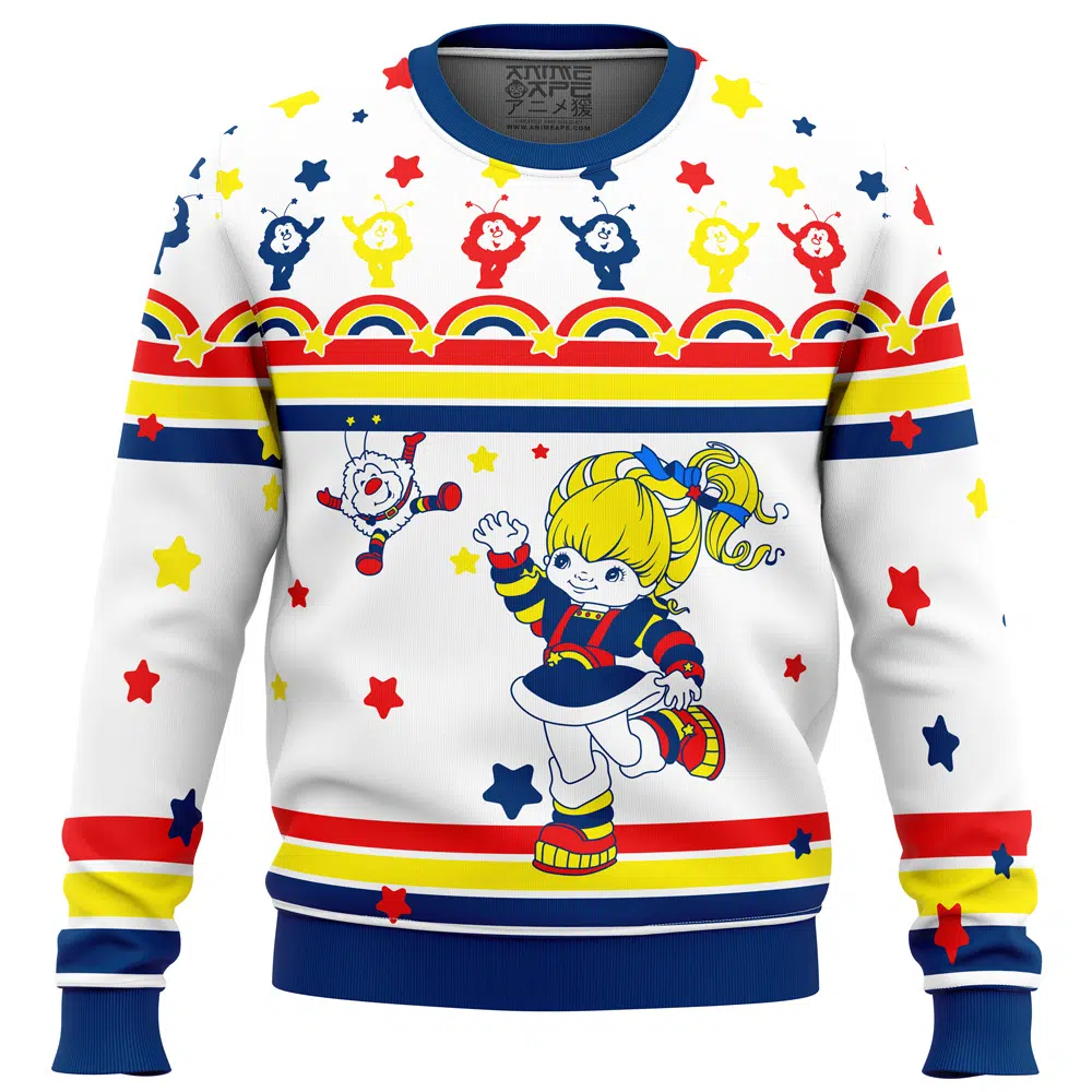 Buildercar - Rainbow Brite Ugly Christmas Sweater