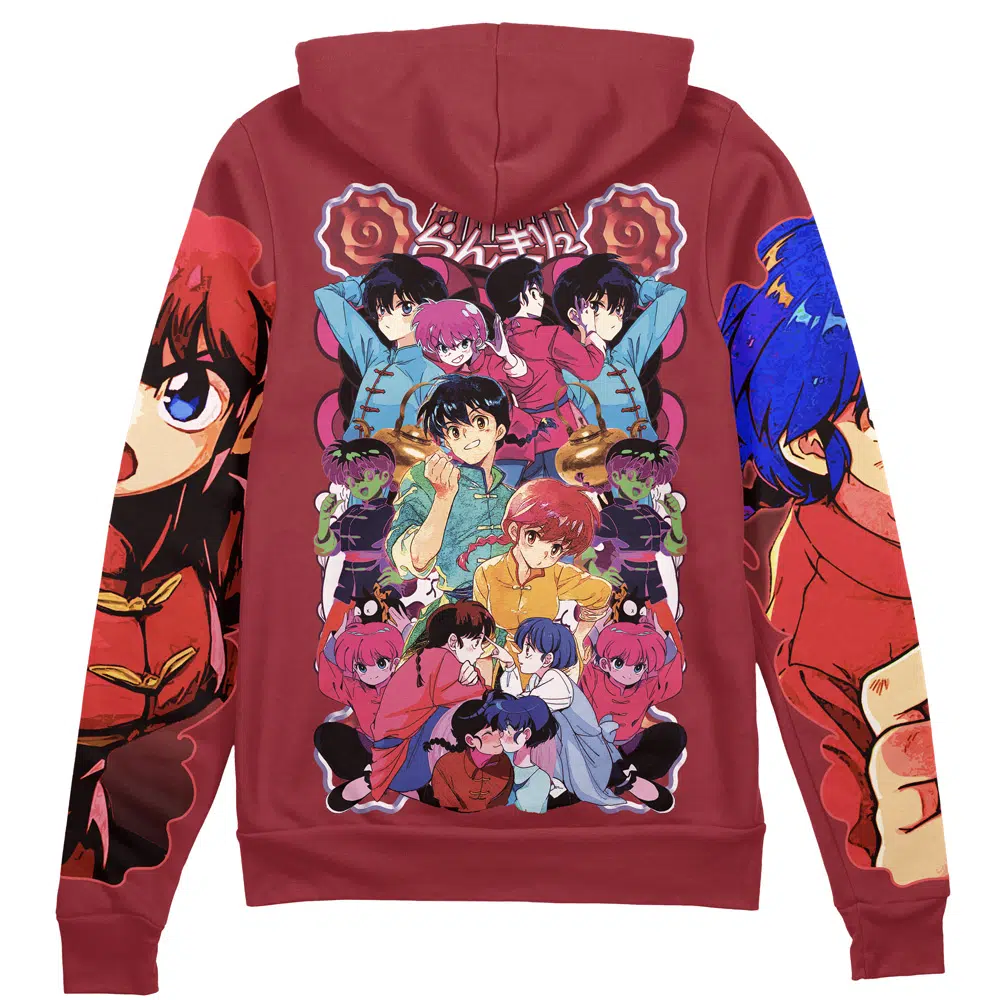 Buildercar - Ranma 1/2 Streetwear Zip Hoodie Jacket