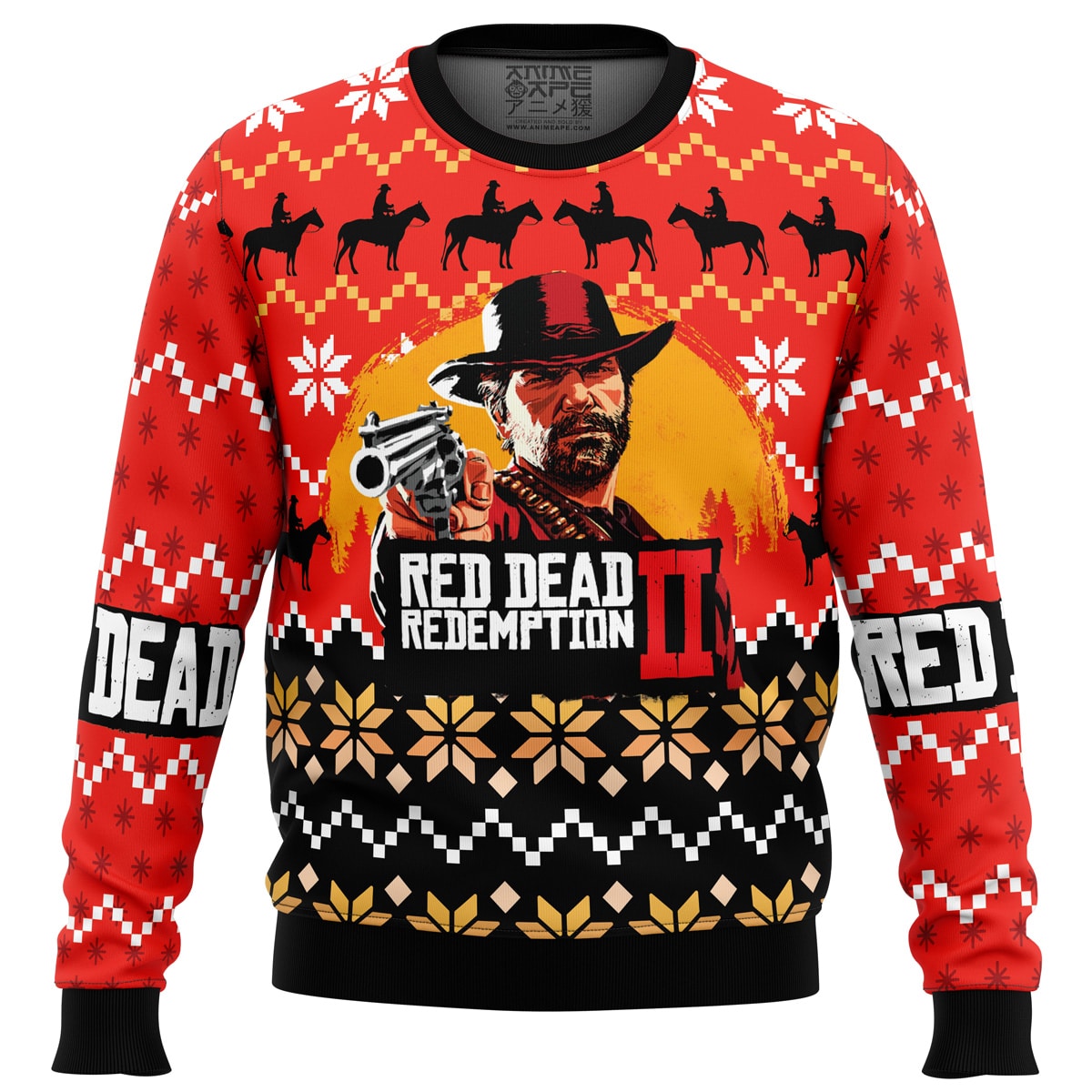 Buildercar - Red Dead Redemption Ugly Christmas Sweater