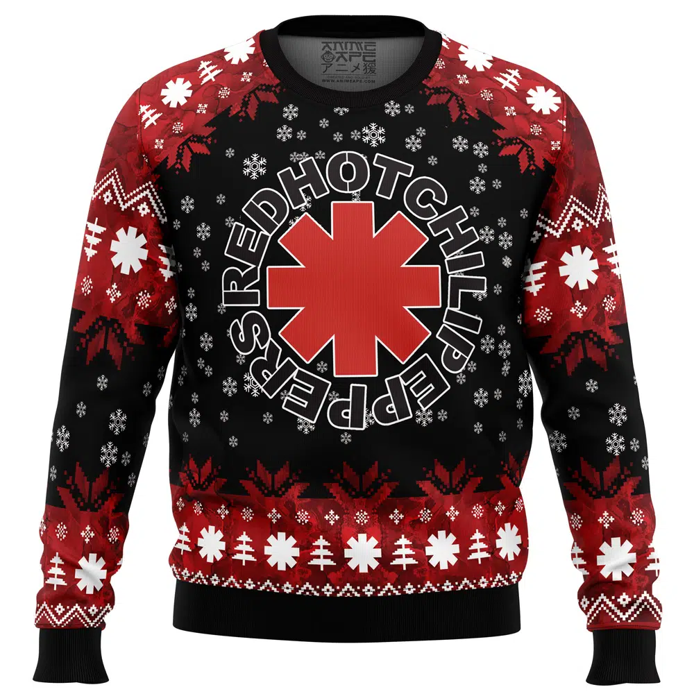 Buildercar - Red Hot Chili Peppers Ugly Christmas Sweater