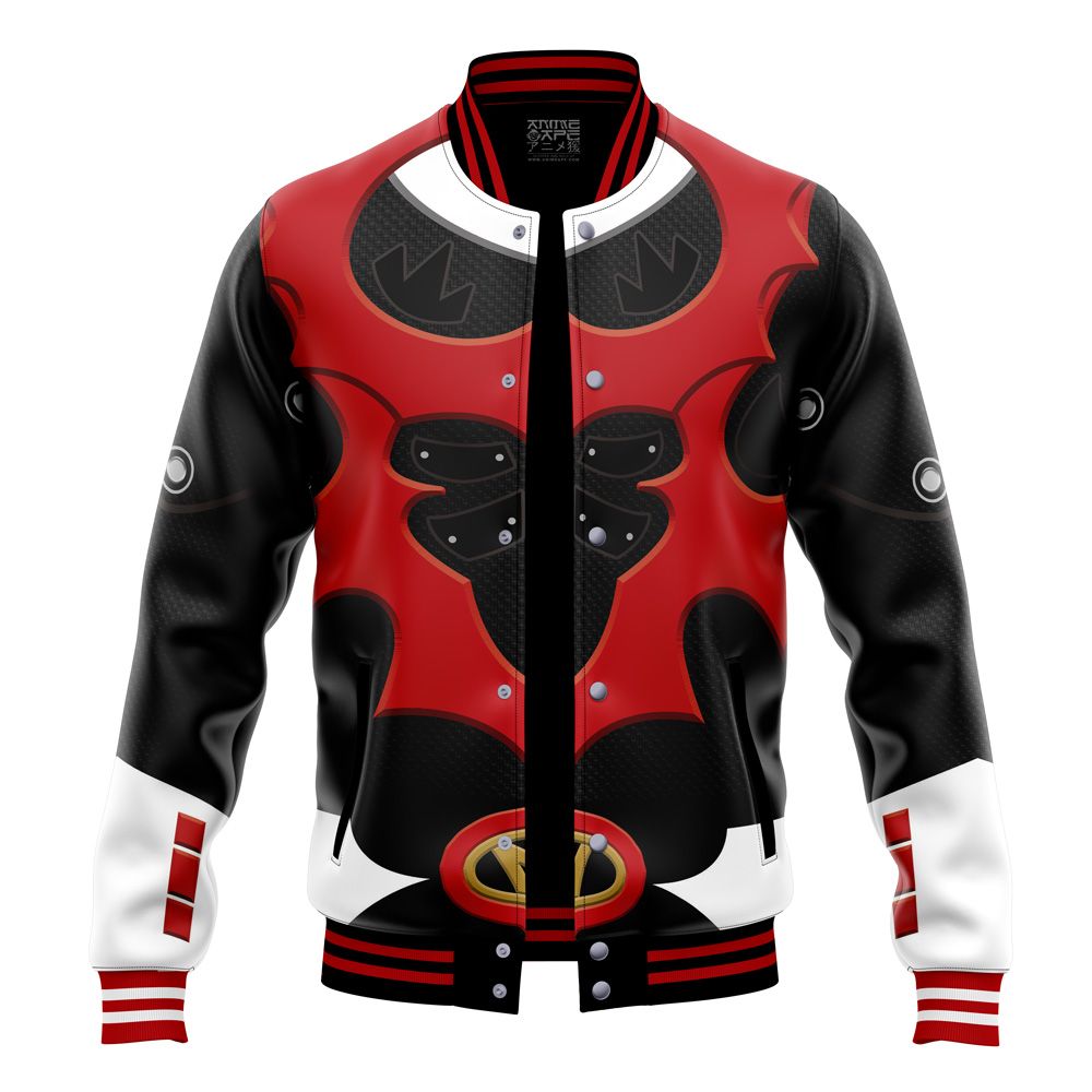 Buildercar - Red Psycho Rangers Varsity Jacket