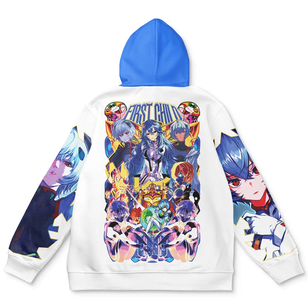 Buildercar - Rei Ayanami V2 Eva Streetwear Hoodie