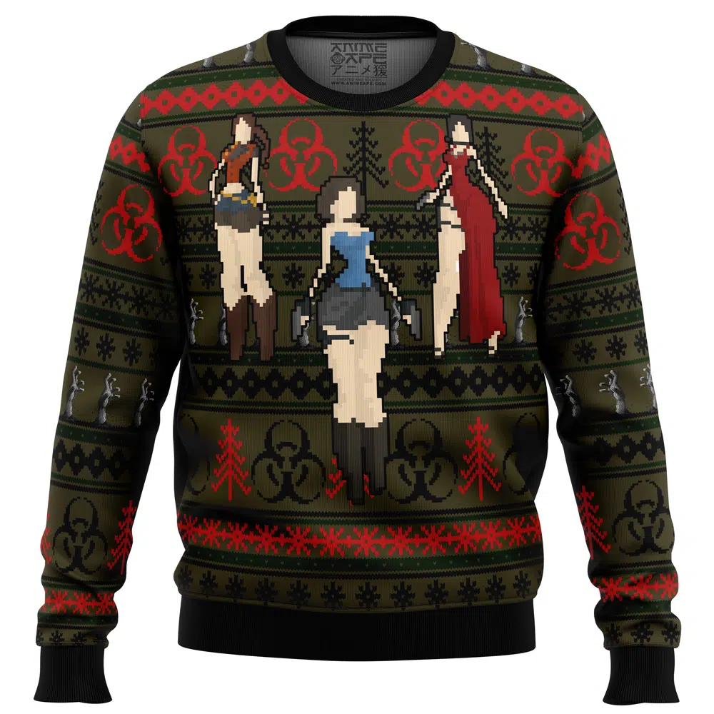 Buildercar - Resident Evil Ugly Christmas Sweater