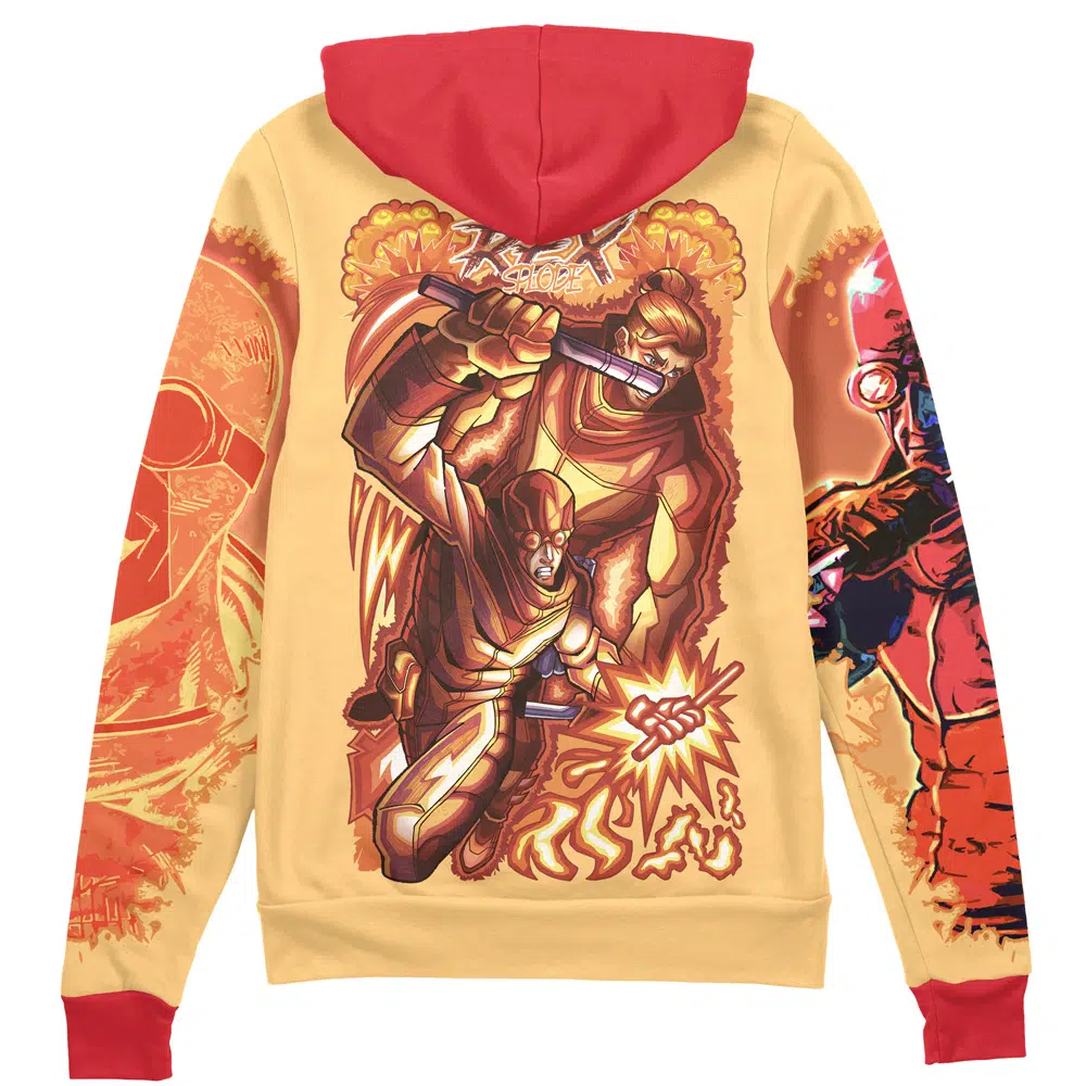 Buildercar - Rex Splode Invincible Streetwear Zip Hoodie Jacket