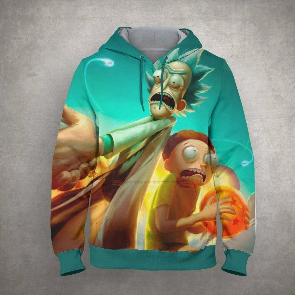 Buildercar - Rick And Morty Gift For Men And Women Over Print 3d Hoodie 870