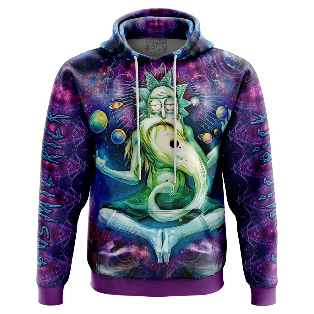 Buildercar - Rick and Morty Trippy Cosmic Rick Hoodie